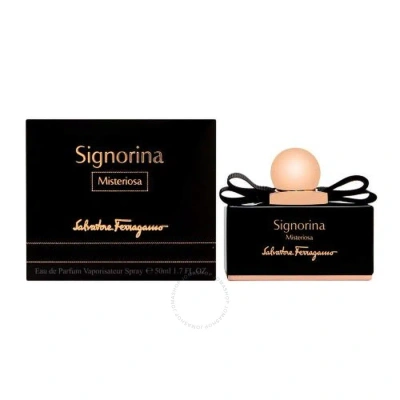 Ferragamo Salvatore  Ladies Signorina Misteriosa Edp Spray 1.7 oz Fragrances 8034097959714 In Black / Orange
