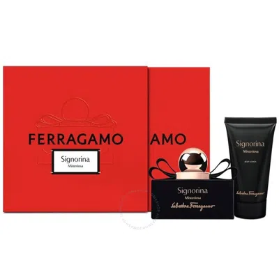 Ferragamo Salvatore  Ladies Signorina Misteriosa Gift Set Fragrances 8052464893799 In White