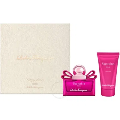 Ferragamo Salvatore  Ladies Signorina Ribelle Gift Set Fragrances 8052086379480 In White