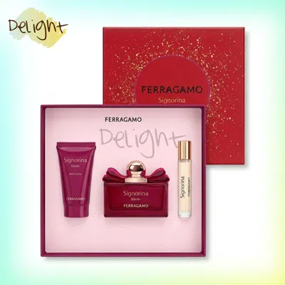 Ferragamo Salvatore  Ladies Signorina Ribelle Gift Set Fragrances 8056860215216 In Multi