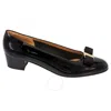 Ferragamo Bow-tie High Heels In Black