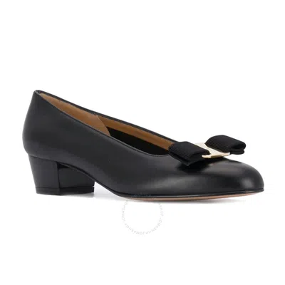 FERRAGAMO SALVATORE FERRAGAMO LADIES VARA BOW PUMP SHOE IN BLACK