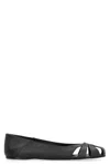 FERRAGAMO SALVATORE FERRAGAMO LEATHER BALLET FLATS
