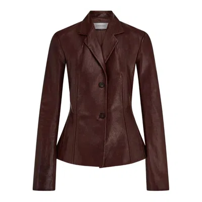 FERRAGAMO SALVATORE FERRAGAMO LEATHER OUTERWEARS