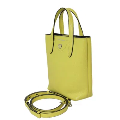 Pre-owned Ferragamo Salvatore  Lemon Yellow Shoulder Bag Tote Bag ()