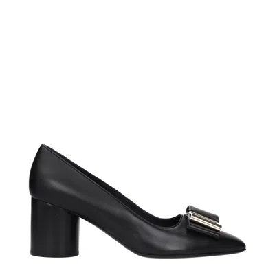 Ferragamo Salvatore  Lena Women's Pumps Black Leather