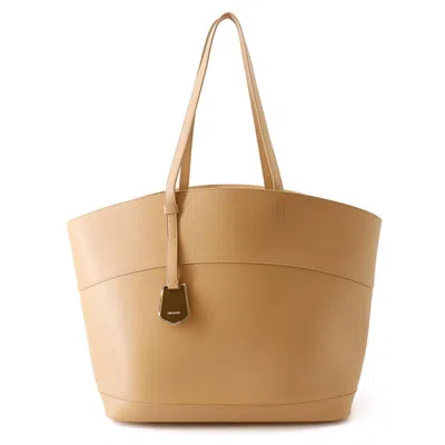 Pre-owned Ferragamo Salvatore  Light Camel Leather Tote Bag ()
