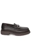 Ferragamo Bleecker Dark Brown Loafer In Brown
