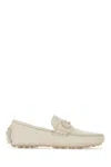 Ferragamo Stylish Round Toe Leather Loafers