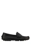 Ferragamo Iside Driver Moccasins In Calfskin In Black