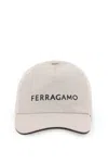 FERRAGAMO SALVATORE FERRAGAMO LOGO BASEBALL CAP MEN