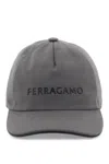 FERRAGAMO SALVATORE FERRAGAMO LOGO BASEBALL CAP MEN