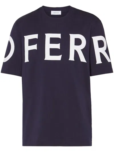 FERRAGAMO SALVATORE FERRAGAMO LOGO COTTON T-SHIRT