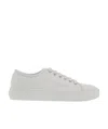 Ferragamo Salvatore  Logo Embossed Low-top Sneakers In White