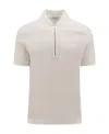 Ferragamo Salvatore  Logo Embroidered Polo Shirt In White