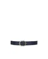 Ferragamo Reversible And Adjustable Belt In Black