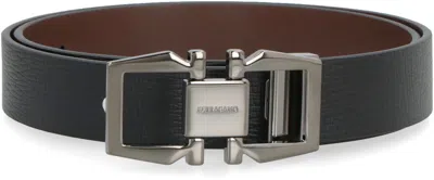 Ferragamo Salvatore  Logo Engraved Buckle Reversible Belt In Multi