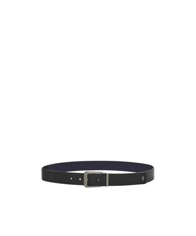 Ferragamo Salvatore  Logo Plaque Buckle Belt In Blue