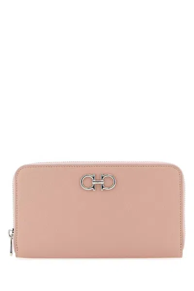 Ferragamo Pink Leather Wallet