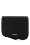 FERRAGAMO FERRAGAMO LOGO PRINTED ASYMMETRIC WALLET