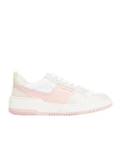 FERRAGAMO SALVATORE FERRAGAMO LOGO PRINTED LACE-UP SNEAKERS