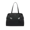 Ferragamo Hug Top-zip Leather Shoulder Bag In Black