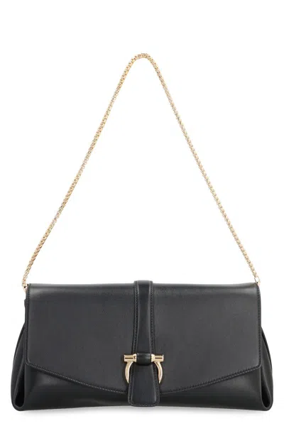 FERRAGAMO SALVATORE FERRAGAMO M LEATHER CROSSBODY BAG