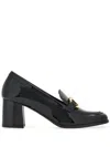 Ferragamo Marlena 60 Block Heel Pumps In Black