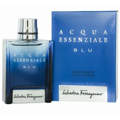 Ferragamo Salvatore  Men's Acqua Essenziale Blu Edt 1.7 oz Fragrances 8052464891450 In White