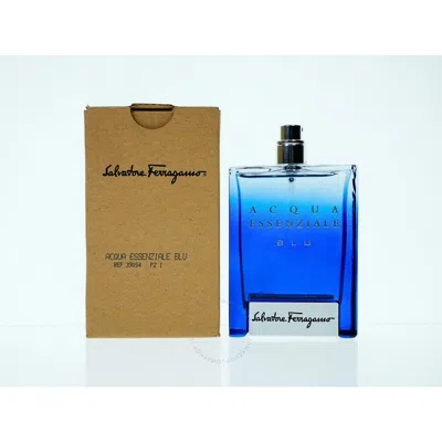 Ferragamo Salvatore  Men's Acqua Essenziale Blu Edt Spray 3.33 oz (tester) Fragrances 0000000039054 In White