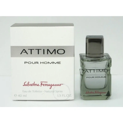 Ferragamo Salvatore  Men's Attimo Edt Spray 1.3 oz Fragrances 8034097951053 In Black / White