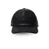 Ferragamo Casquette En Cuir Gancini Noir In Black