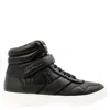 FERRAGAMO SALVATORE FERRAGAMO MEN'S BLACK NOE EXOTI HIGH-TOP SNEAKERS