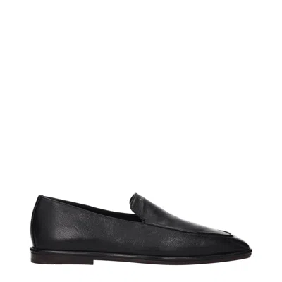 Ferragamo Salvatore  Men's Brian Moccasins Black Leather