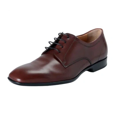 Pre-owned Ferragamo Salvatore  Men's "cantu 1" Leather Oxfords Shoes Sz 6.5 7.5 8.5 9 Ee In Borfraux