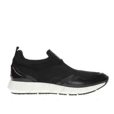 Ferragamo Salvatore  Men's Columbia Slip-on Sneakers In Black