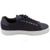 FERRAGAMO SALVATORE FERRAGAMO MEN'S CUBE SUEDE & LEATHER LOW-TOP SNEAKERS