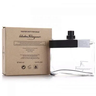 Ferragamo Salvatore  Men's F Black Edt Spray 3.4 oz (tester) Fragrances 8032529118111 In White