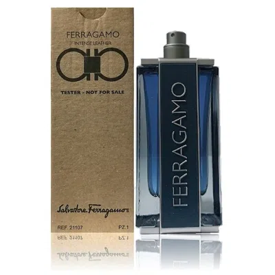 Ferragamo Salvatore  Men's Intense Leather Edp Spray 3.4 oz (tester) Fragrances 8052464890712