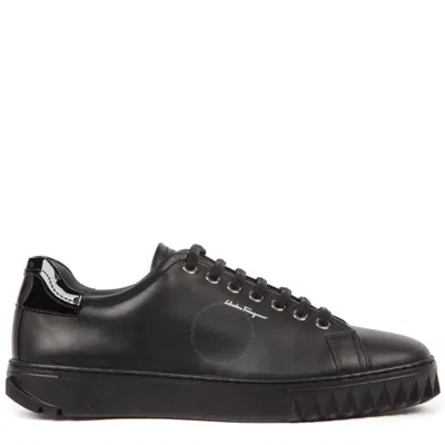 FERRAGAMO FERRAGAMO MEN'S LOW-TOP LEATHER SNEAKERS