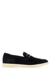 Ferragamo Leather Loafers With Gancini Ornament