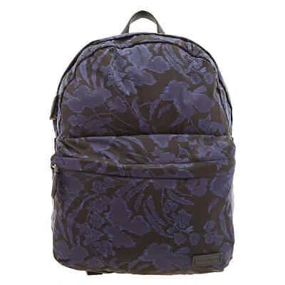 Pre-owned Ferragamo Salvatore  Men's Nylon Backpack 24a438 726375 In Black