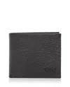 Ferragamo Black Gancini Credit Card Holder In Nero
