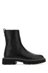 Ferragamo Man Ankle Boots Black Size 9 Calfskin In Multicolor