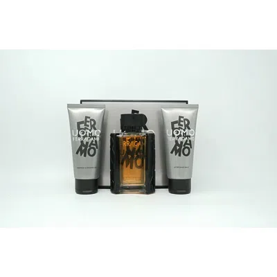 Ferragamo Salvatore  Men's Uomo Gift Set Fragrances 8052464898886 In Multi