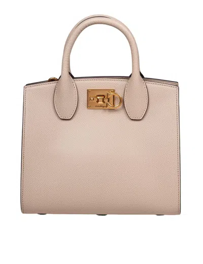 Ferragamo Salvatore  Mini Bag Made Of Hammered Calfskin