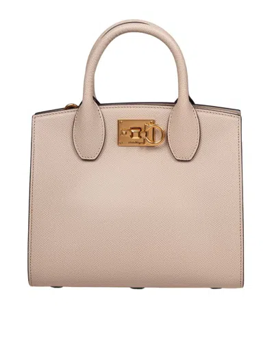 Ferragamo Salvatore  Mini Bag Made Of Hammered Calfskin