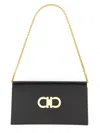 Ferragamo Mini Bag With Gold-tone Clasp And Chain Strap