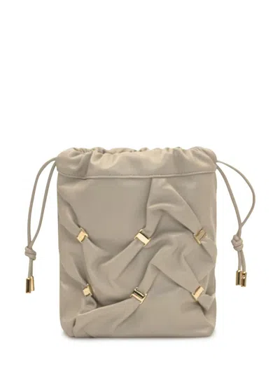 Ferragamo Salvatore  Mini Bucket Bag In Nude