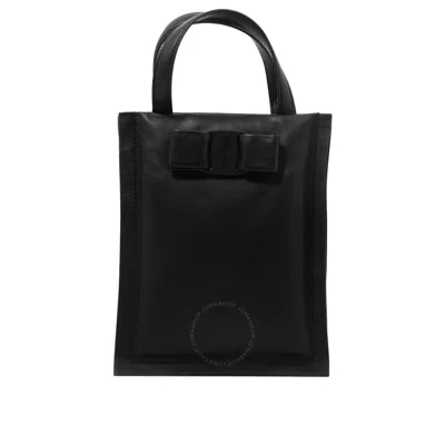 Ferragamo Salvatore  Mini Viva Top Handle Bag In Black